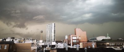 Unwetter über Düsseldorf