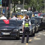 Polizei stoppt Autokorso