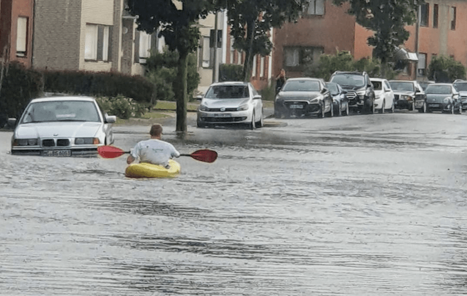 Gewitter Überflutung Juni 2022 Mönchengladbach