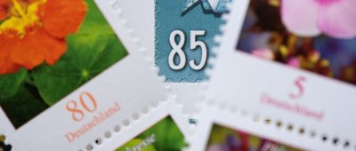 Briefmarken Aufdruck Deutschland