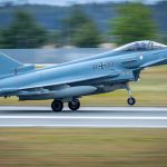 Eurofighter starten zur Luftraum-Überwachung in Richtung Estland