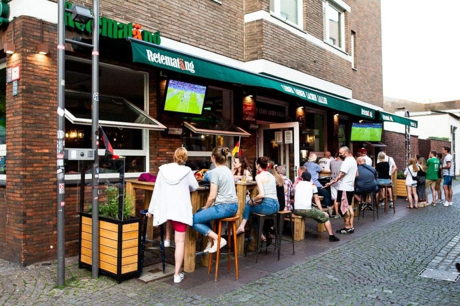Retematäng Bar Düsseldorf Public Viewing EM 2021