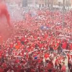1. FC Köln: Fans in Nizza