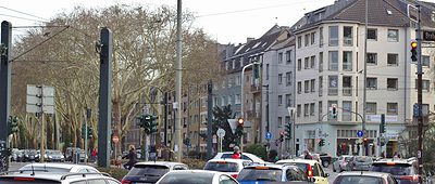 Stau in Düsseldorf
