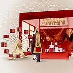 Armani Beauty Pop-up Store Düsseldorf Winterwelt