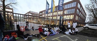 Protest vor RWE
