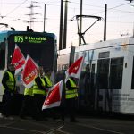 Warnstreik bei der Rheinbahn in Düsseldorf