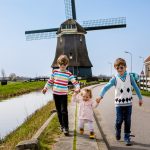 Holland Niederlande Windmühle Kinder Familie Urlaub