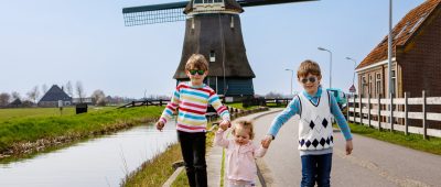 Holland Niederlande Windmühle Kinder Familie Urlaub