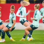 Abschlusstraining der DFB-Frauennationalmannschaft in Dresden