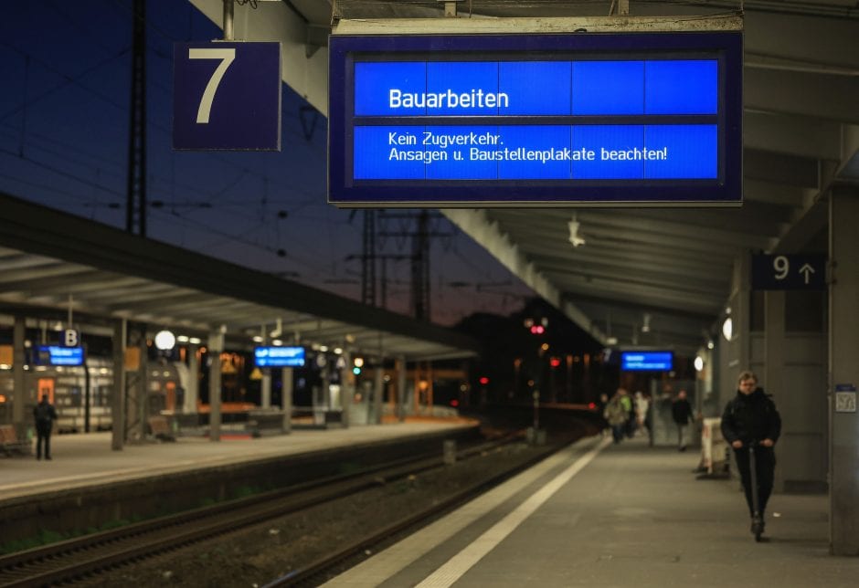 Bahnhof Essen Streckensperrung Bahn