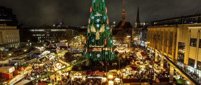 Weihnachtsbaum in der Weihnachtsstadt Dortmund
