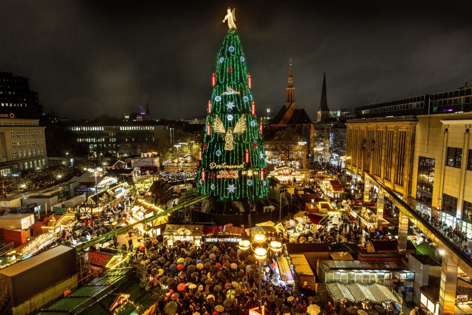 Weihnachtsbaum in der Weihnachtsstadt Dortmund