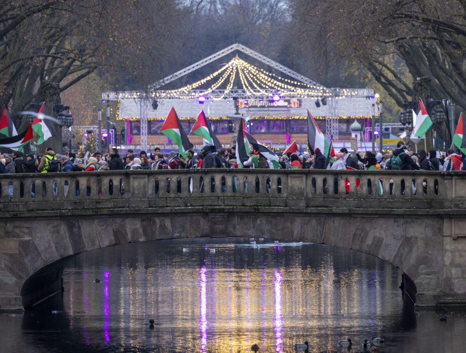 Nahostkonflikt – Pro-Palästina-Kundgebung in Düsseldorf