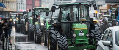Landwirte protestieren mit Traktor-Demo – Siegen