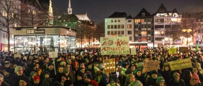 Demonstration des "Bündnisses gegen Rassismus" in Köln