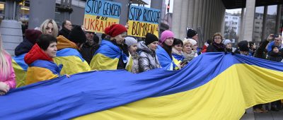 Ukrainekrieg - proukrainische Demonstration