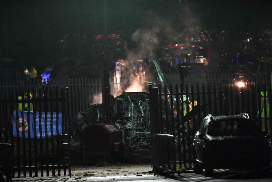 Ein Hubschrauber des Besitzers des britischen Fußballclubs Leicester ist abgestürzt. Foto: AFP/Ben Stansall